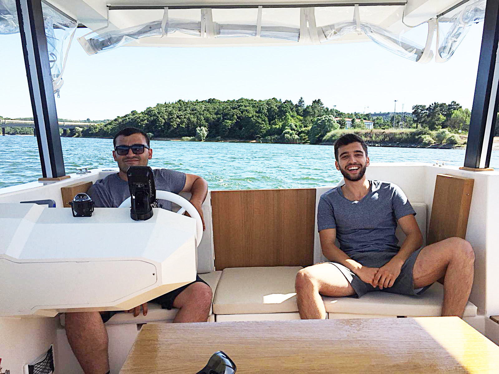 The Navarc team during sea trials